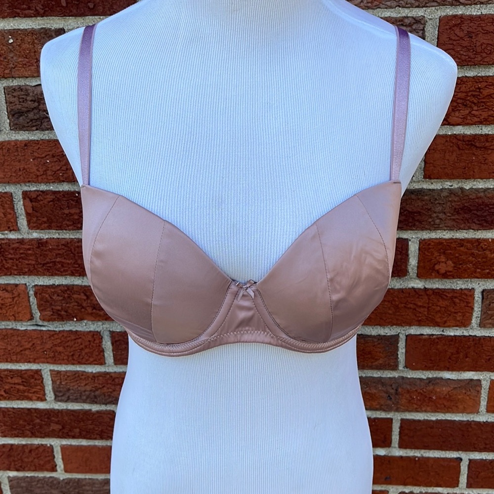 Mauve Purple VS Dream Angels Lined Demi Bra
